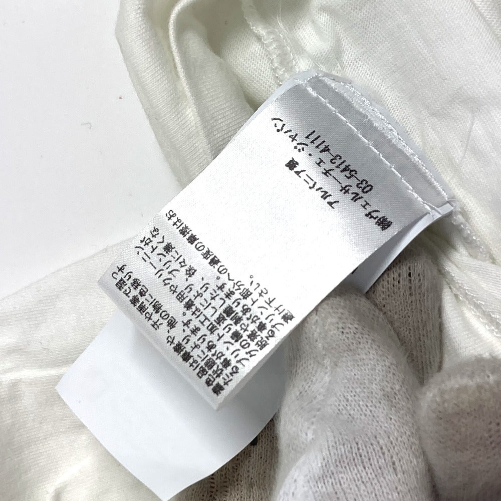 VERSACE メデューサ ロゴ アパレル 半袖 トップス バイカラー 半袖Ｔシャツ コットン メンズ ホワイト