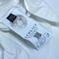 VERSACE メデューサ ロゴ アパレル 半袖 トップス バイカラー 半袖Ｔシャツ コットン メンズ ホワイト