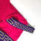 VERSACE Logo Swimwear, Greca, Women's Nylon Swimsuit, Pink