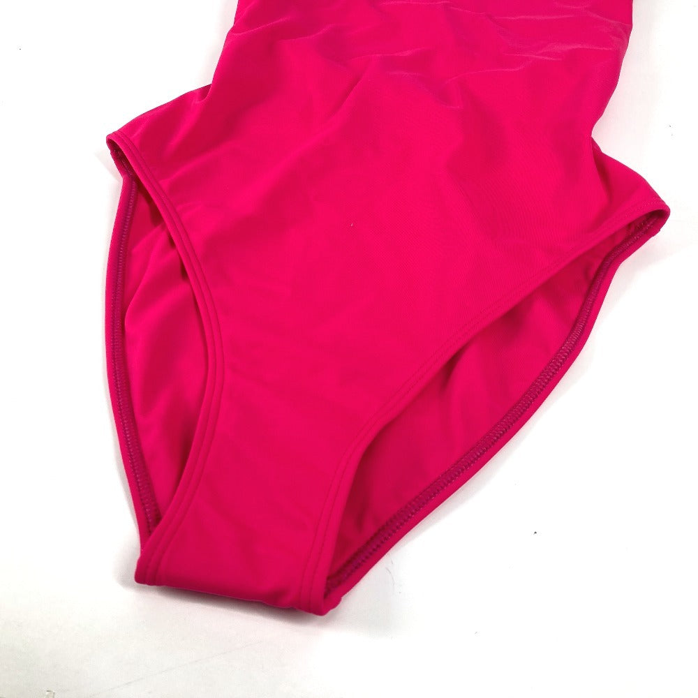 VERSACE Logo Swimwear, Greca, Women's Nylon Swimsuit, Pink