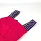 VERSACE Logo Swimwear, Greca, Women's Nylon Swimsuit, Pink