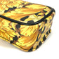 VERSACE ポシェット カバン ヴィンテージ レオパード 豹柄 ヒョウ チェーン 携帯ケース ショルダーバッグ PVC/レザー レディース イエロー
