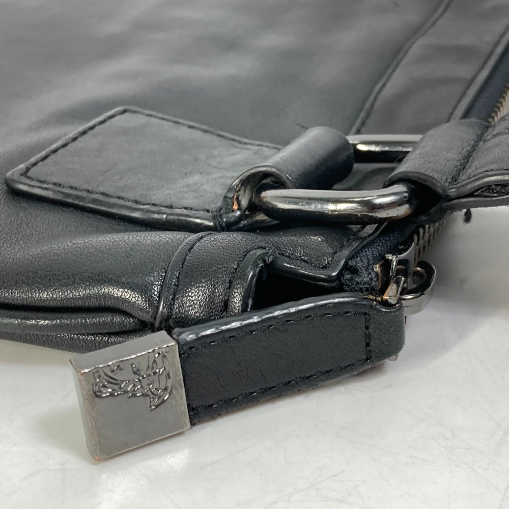 VERSACE Medusa Crossbody Shoulder Bag in Black Leather