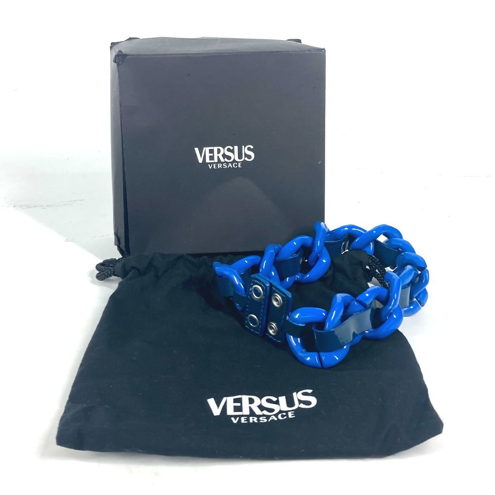 VERSUS ヴェルサーチ VERSACE チェーンネックレス アクセサリー ネックレス プラスチック ユニセックス ブルー