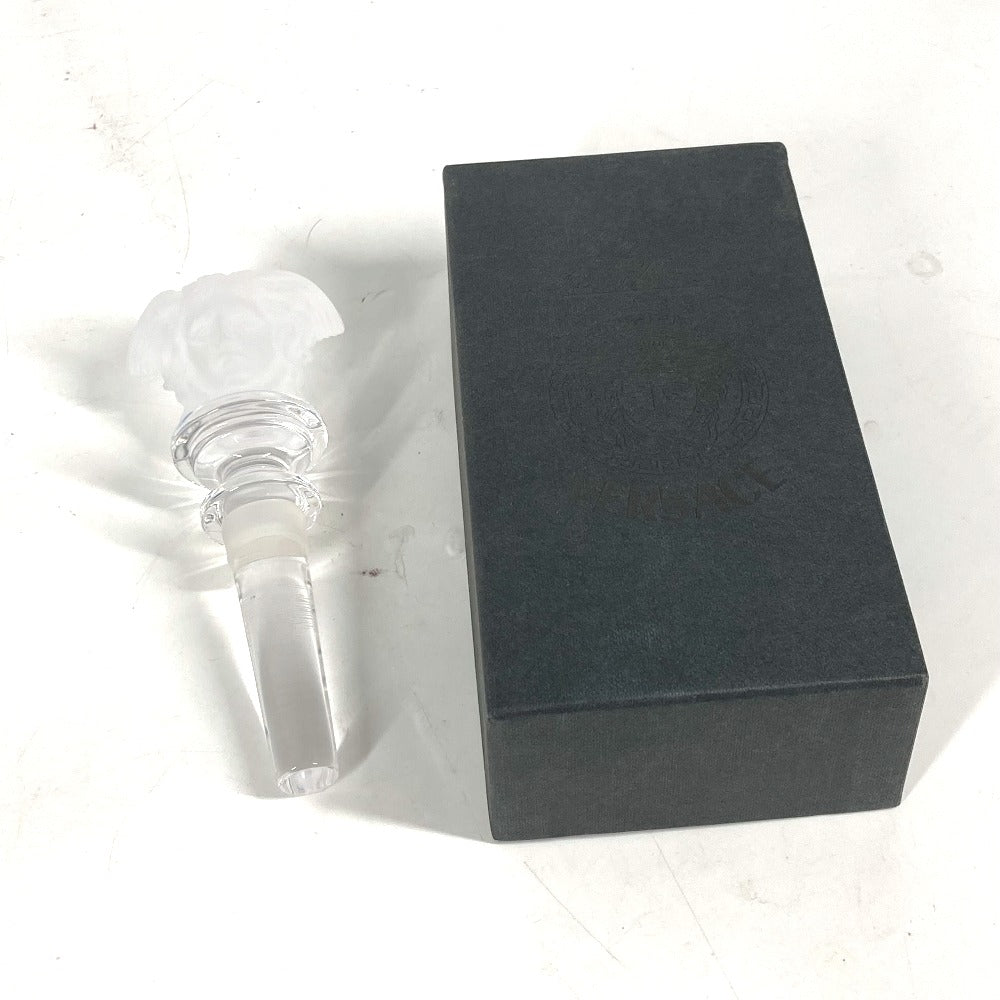 VERSACE ローゼンタール Rosenthal メデューサ ワインストッパー ボトルキャップ ボトルストッパー 食器 雑貨 ガラス レディース クリア - brandshop-reference