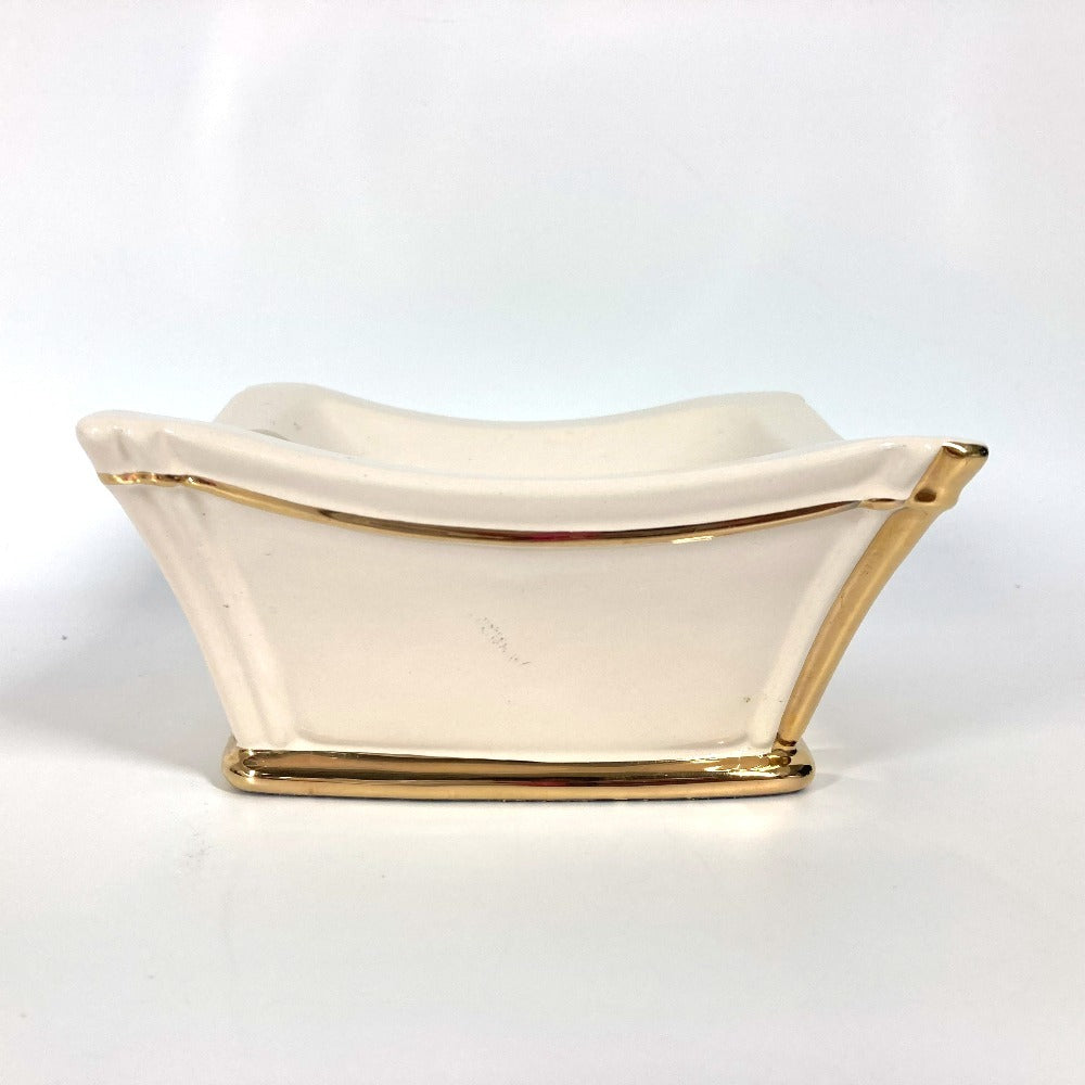 VERSACE Ahura Ahura medusa logo Ashtray ashtray Pottery BeigeBased/Gold Used