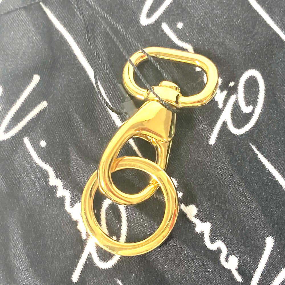 VERSACE ロゴ スカーフ付き バッグチャーム キーホルダー シルク レディース ブラック - brandshop-reference