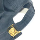 VERSACE Men's Black Cotton Baseball Cap with Rainbow Logo Embroidery
