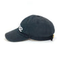 VERSACE Two-Tone Logo Baseball Cap, Cotton, Women's, Black