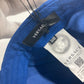 VERSACE バイカラー ロゴ メデューサ 帽子 キャップ帽 ベースボール キャップ コットン ユニセックス ブルー