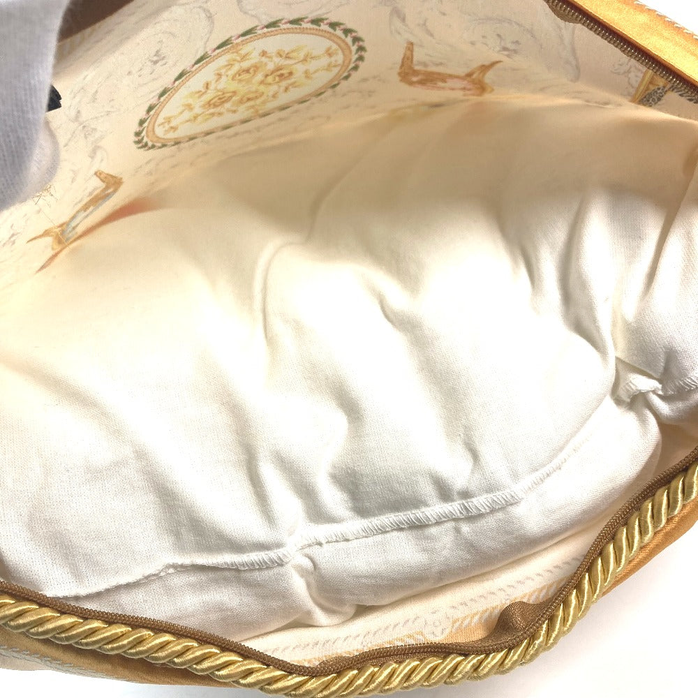VERSACE Medusa Pillow, Interior Decor, Furniture, Cushion, Polyester, Unisex, Light Orange