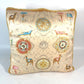 VERSACE Medusa Pillow, Interior Decor, Furniture, Cushion, Polyester, Unisex, Light Orange