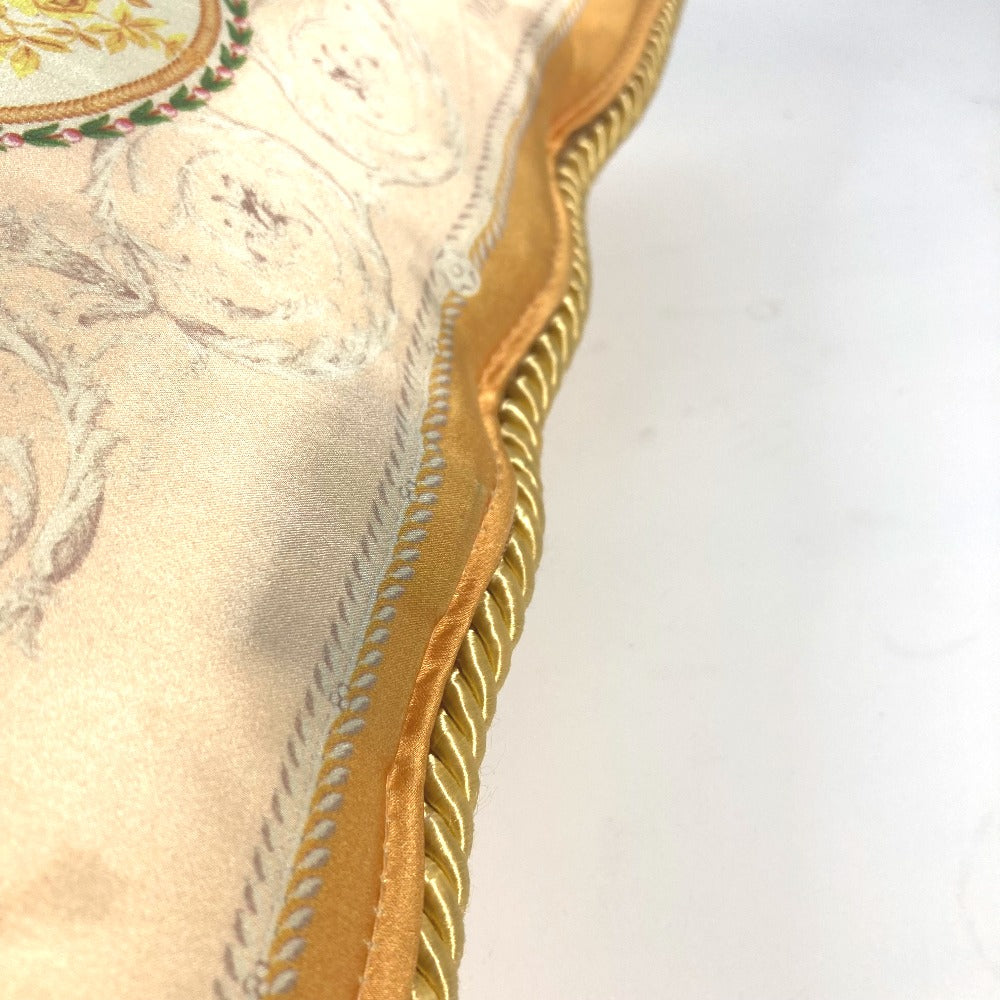 VERSACE Medusa Pillow, Interior Decor, Furniture, Cushion, Polyester, Unisex, Light Orange