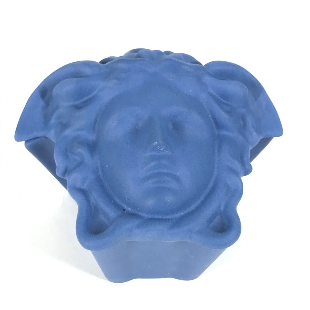 VERSACE Rosenthal ローゼンタール メデューサ トレイ トレー 小物入れ 陶器 メンズ ブルー