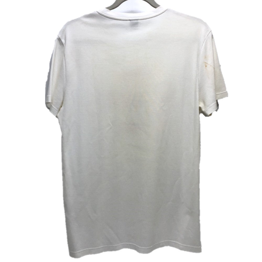 Berluti Logo Japan Exclusive Tops Apparel Two-Tone Short Sleeve T-Shirt Cotton Women's White