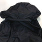 Berluti Men's Navy Nylon Zip-Up Hoodie with Calligraphy Print