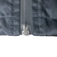 Berluti Men's Navy Nylon Zip-Up Hoodie with Calligraphy Print