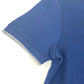 Berluti Men's Navy Cotton Polo Shirt with Collar and 1895 Logo, Short Sleeve