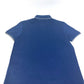 Berluti Men's Navy Cotton Polo Shirt with Collar and 1895 Logo, Short Sleeve