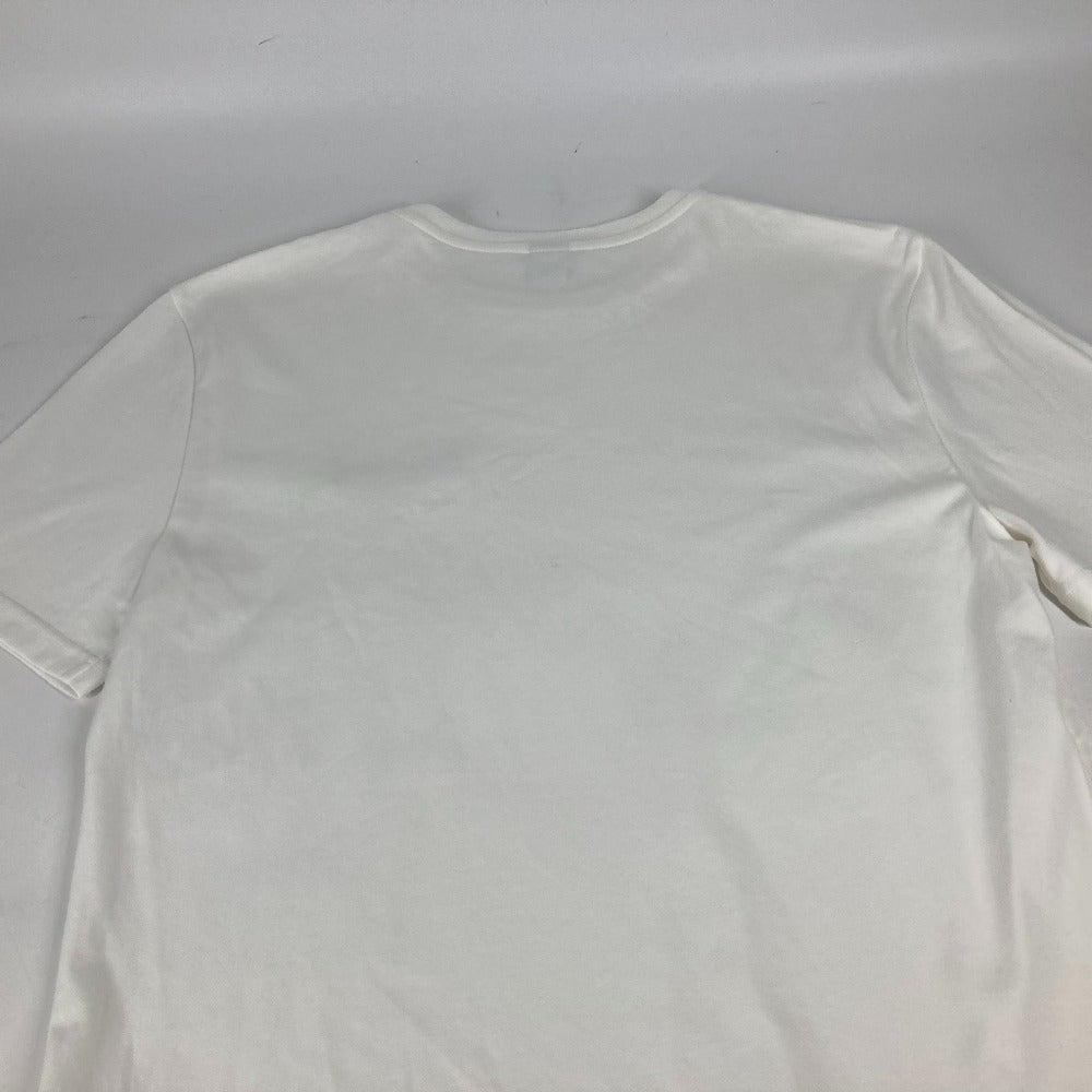 Berluti レザータブ Tシャツ ロゴ アパレル トップス 半袖 Tシャツ 半袖Ｔシャツ コットン メンズ ホワイト