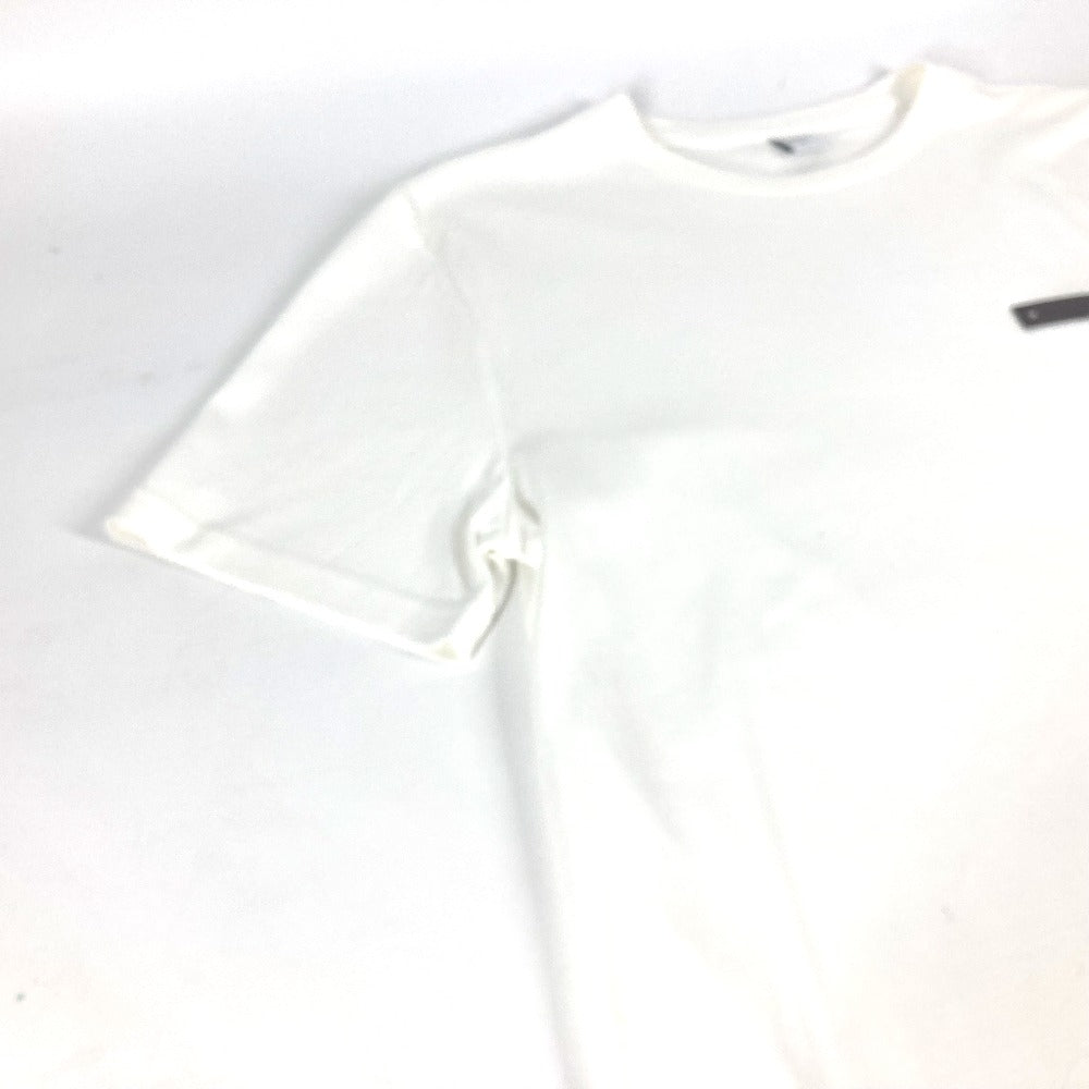 Berluti レザータブ Tシャツ ロゴ アパレル トップス 半袖 Tシャツ 半袖Ｔシャツ コットン メンズ ホワイト