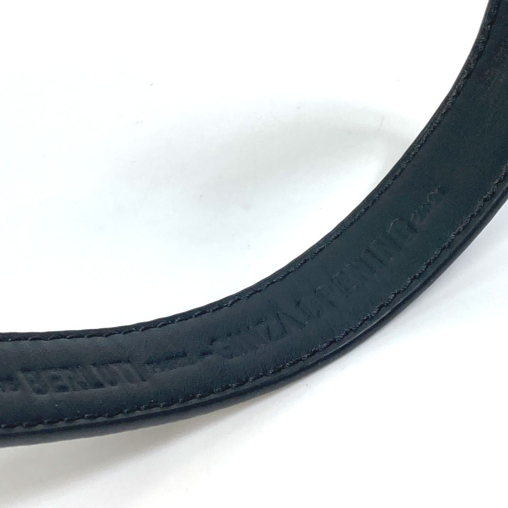 Berluti Novelty, Not for Sale, Ginza Store Opening Commemorative Accessory, Leather Bangle Bracelet, Men's, Black