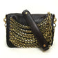 Tory Burch Mini Bag, Pouch, Stackable Design, Crossbody Bag, Shoulder Bag, Chain Pochette, Leather Shoulder Bag, Women's, Dark Brown
