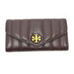 Tory Burch 81820 KIRA CHEVRON Bi-fold Long Wallet Leather Women's Brown