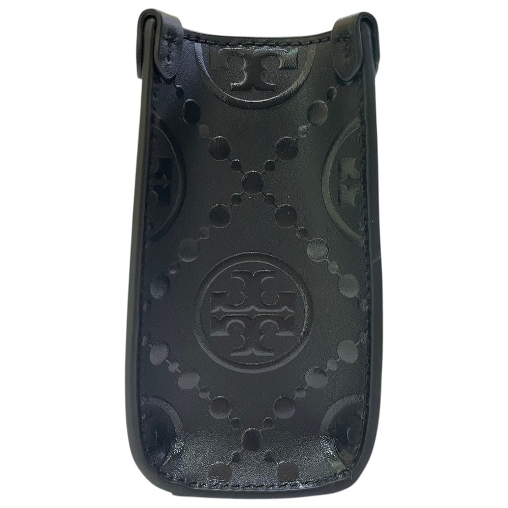Tory Burch 164641 Tモノグラム エンボス トート スモール 2WAY カバン トートバッグ PVC レディース ブラック