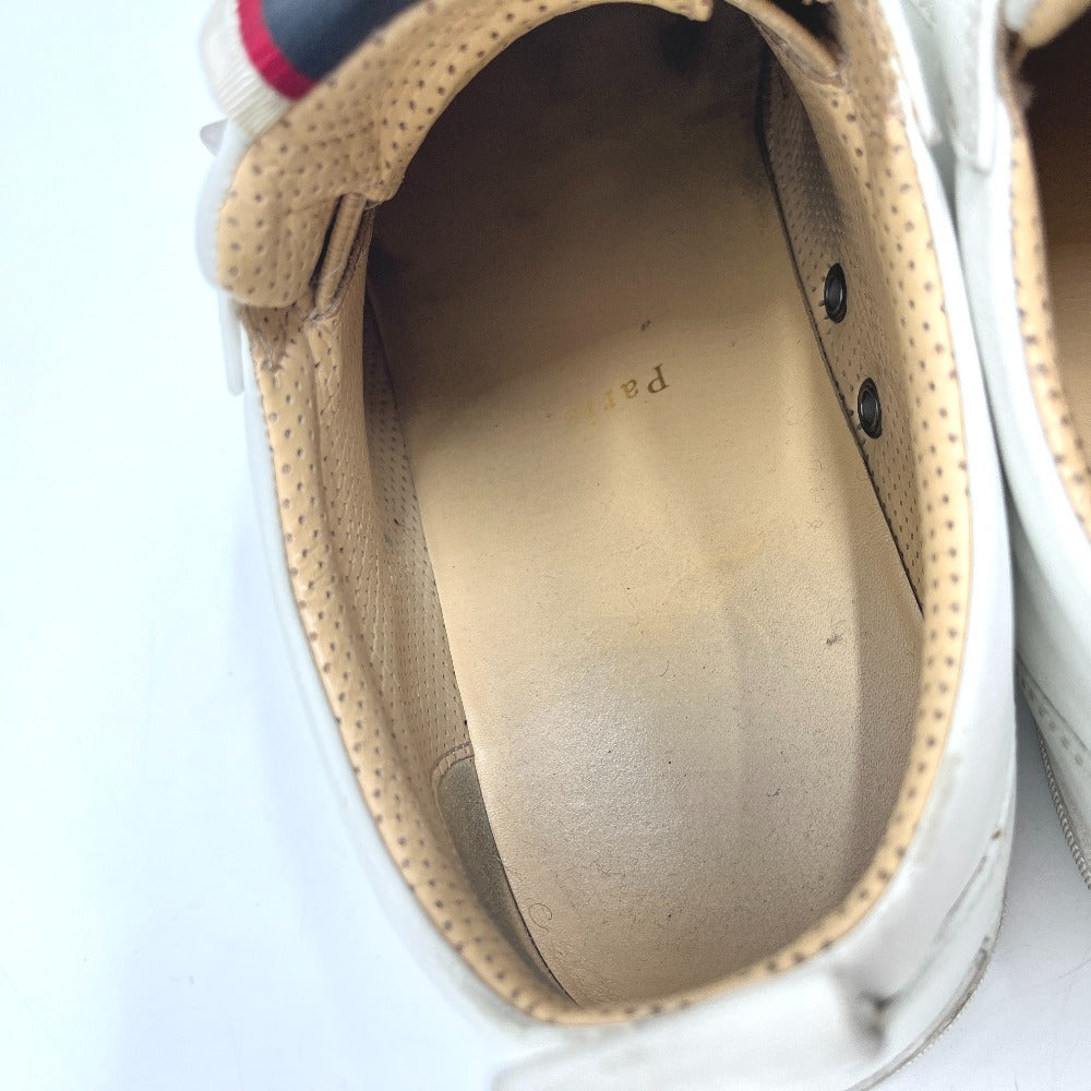 Christian Louboutin F.A.V Fique A Vontade Low Top Sneake Slip-on spike stud shoes sneakers Leather White/Red Used