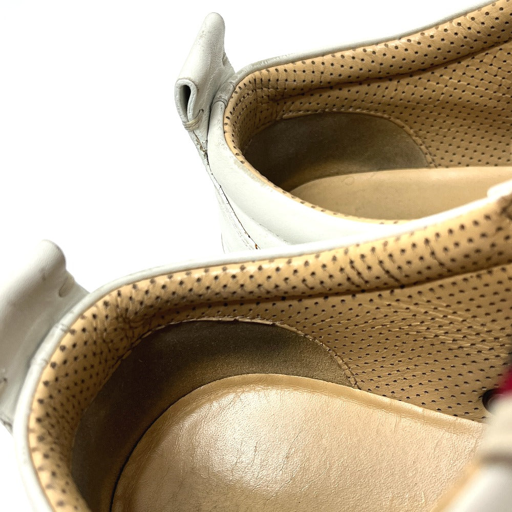 Christian Louboutin F.A.V Fique A Vontade Low Top Sneake Slip-on spike stud shoes sneakers Leather White/Red Used