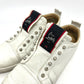Christian Louboutin F.A.V Fique A Vontade Low Top Sneake Slip-on spike stud shoes sneakers Leather White/Red Used