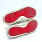 Christian Louboutin F.A.V Fique A Vontade Low Top Sneake Slip-on spike stud shoes sneakers Leather White/Red Used