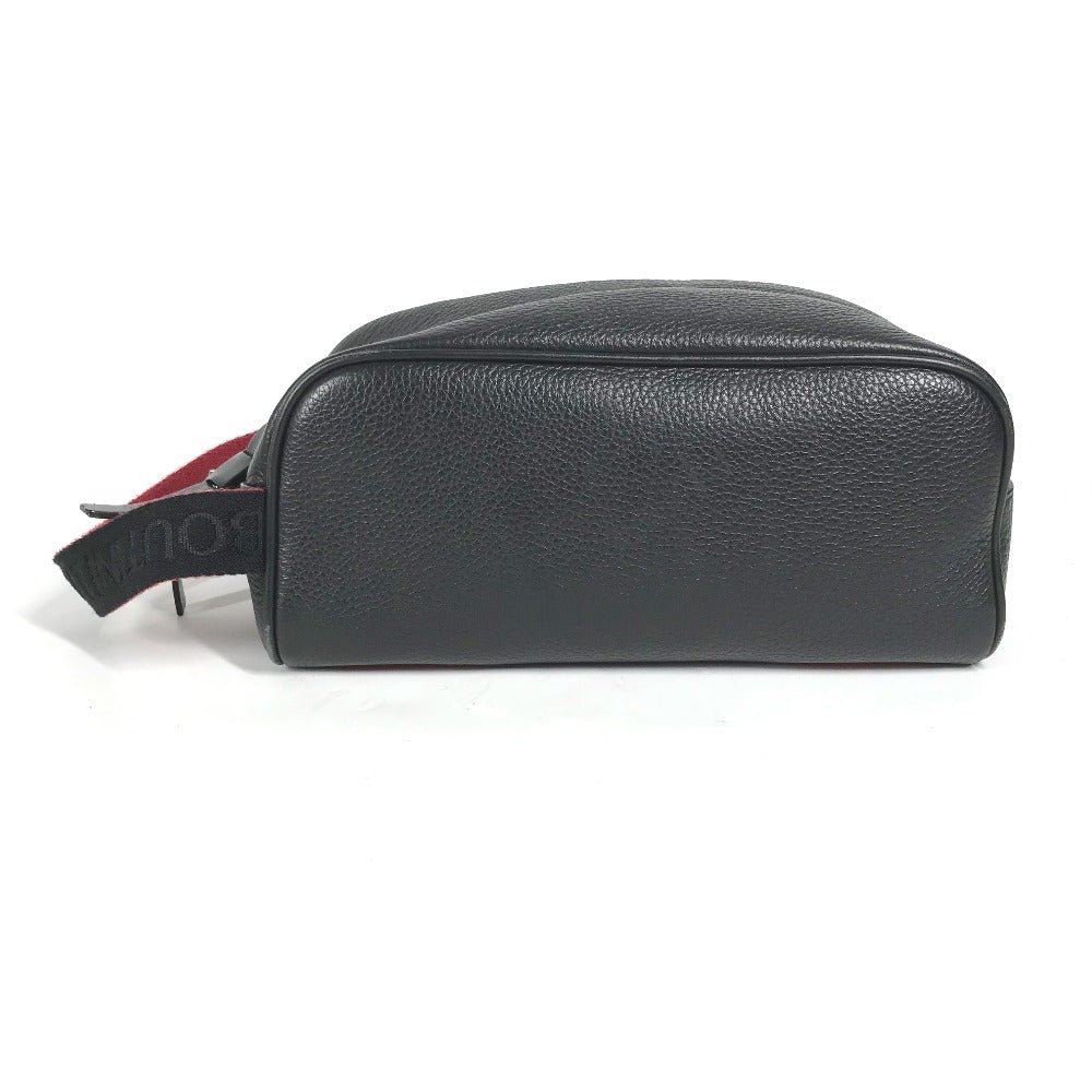 Christian Louboutin 1205142 ブラスター BLASTER バッグ ストラップ付 クラッチバッグ ポーチ セカンドバッグ レザー メンズ ブラック - brandshop-reference