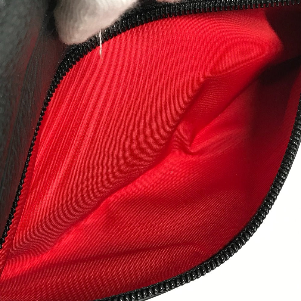 Christian Louboutin 1205142 ブラスター BLASTER バッグ ストラップ付 クラッチバッグ ポーチ セカンドバッグ レザー メンズ ブラック - brandshop-reference