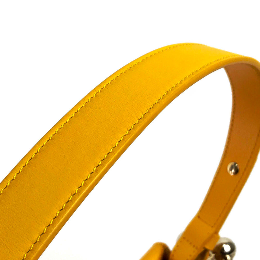 Christian Louboutin Shoulder Bag, Mini Tote, Passage Messenger Bag, 3-Way Bag, Shoulder Bag, Crossbody Bag, Handbag, Leather, Women's, Yellow