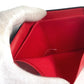 Christian Louboutin 1205105 Rubigaga Compact Wallet, Tri-fold Leather, Women's, Black