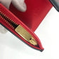 Christian Louboutin 1205105 Rubigaga Compact Wallet, Tri-fold Leather, Women's, Black