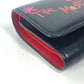 Christian Louboutin 1205105 Rubigaga Compact Wallet, Tri-fold Leather, Women's, Black