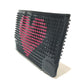 Christian Louboutin Spike Studs Rubi Poche Valentine 2-Way Clutch Bag in Patent Leather, Black