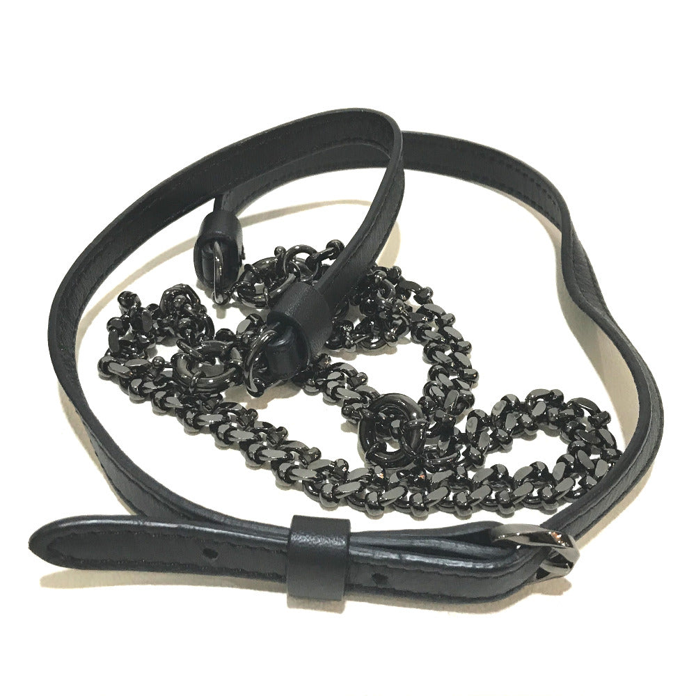 Christian Louboutin Spike Studs Rubi Poche Valentine 2-Way Clutch Bag in Patent Leather, Black