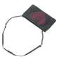 Christian Louboutin Spike Studs Rubi Poche Valentine 2-Way Clutch Bag in Patent Leather, Black