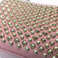 Christian Louboutin Trilby Large New Studs 2-Way Bag, Chain Shoulder Bag, Leather, Women's, Pink
