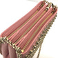 Christian Louboutin Trilby Large New Studs 2-Way Bag, Chain Shoulder Bag, Leather, Women's, Pink