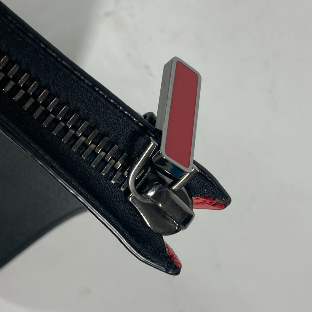 Christian Louboutin 斜め掛け ロゴ SKY スカイ 2WAYバッグ クラッチバッグ ポーチ カバン ショルダーバッグ レザー ユニセックス ブラック