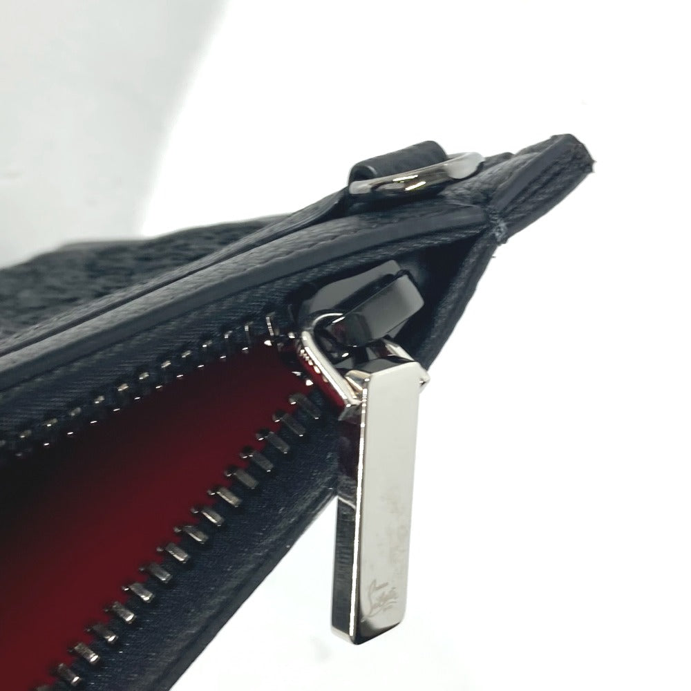 Christian Louboutin SKY スカイ スパンコール 2WAYバッグ クラッチバッグ 斜め掛け ショルダーバッグ レザー ユニセックス ブラック