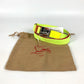 Christian Louboutin 1205286 Logo Gacha Belt, Accessory, Pants Belt, Canvas, Unisex, Neon Yellow
