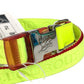 Christian Louboutin 1205286 Logo Gacha Belt, Accessory, Pants Belt, Canvas, Unisex, Neon Yellow