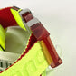 Christian Louboutin 1205286 Logo Gacha Belt, Accessory, Pants Belt, Canvas, Unisex, Neon Yellow