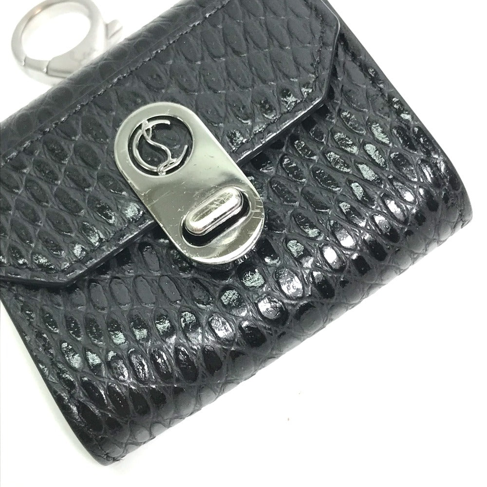 Christian Louboutin airpodsケース スタッズ エアポッズ アップル apple ポーチ イヤフォンケース レザー メンズ ブラック